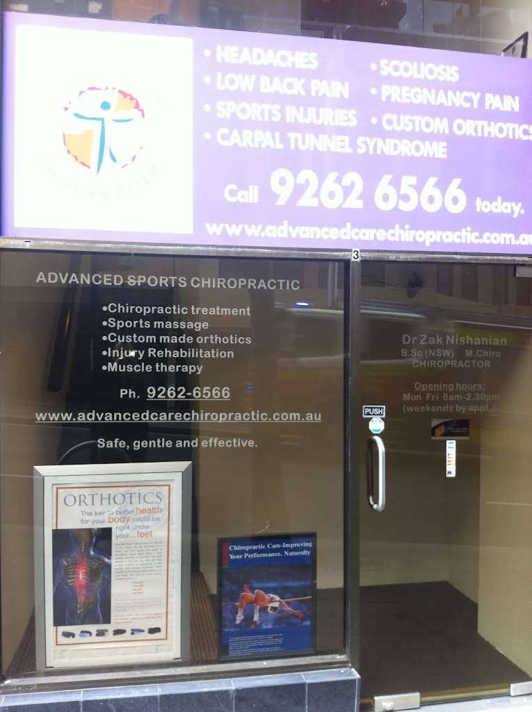 Advanced Sports Chiropractic, Sydney, NSW